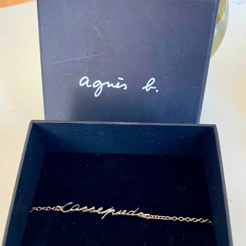 Agnes B Sterling Silver hand crafted bracelet